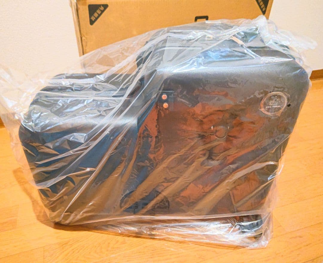 【新品未使用】子供用の手持ち・足置きあり／キッズトラベルmini／キャリーケース
