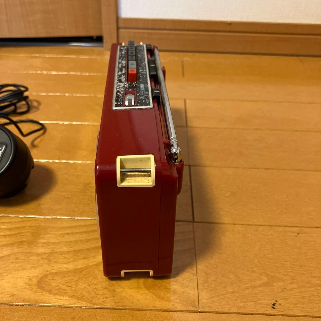 シャープ　QT-10R SHARP ラジカセ　昭和　レトロ　実働　ナウなヤング！