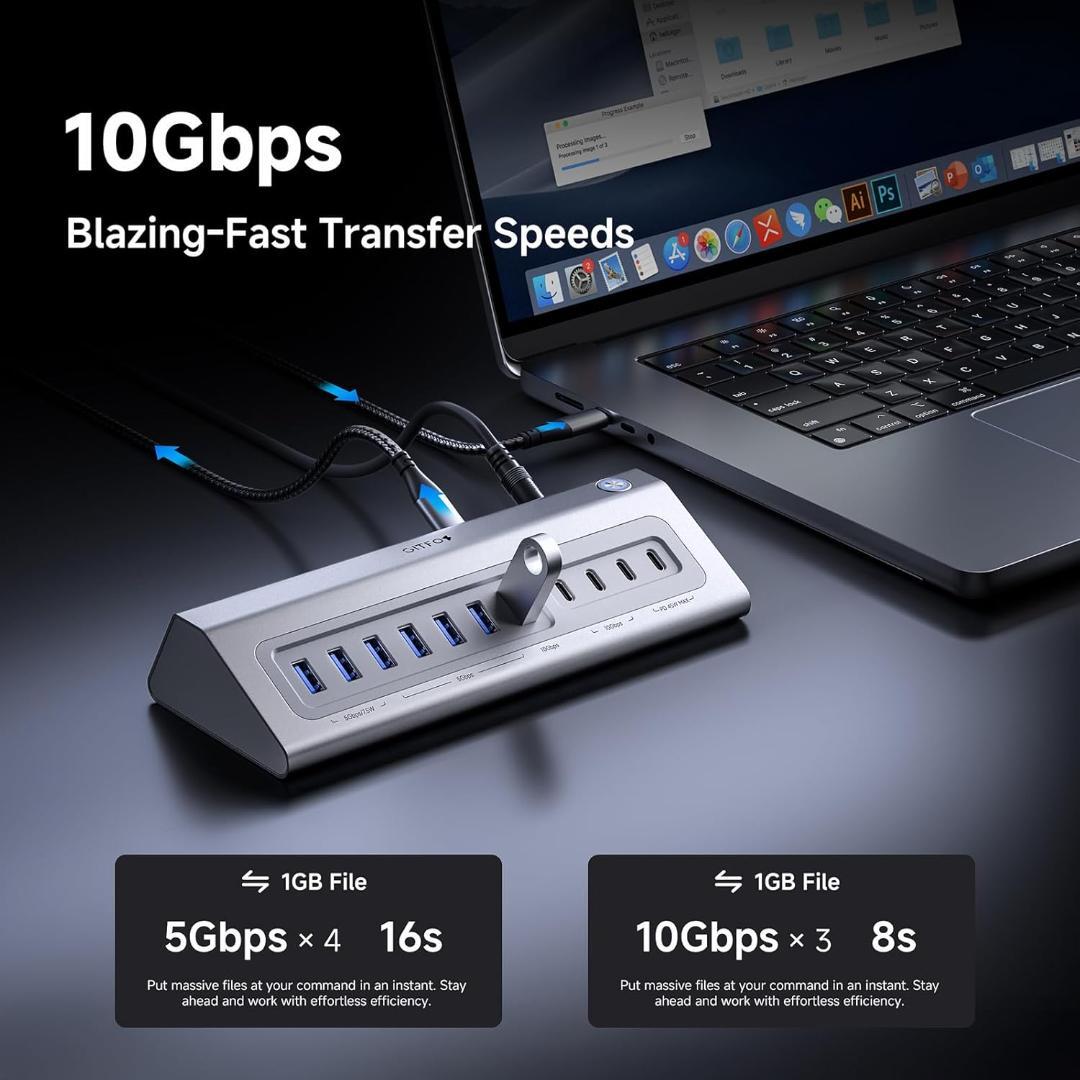 Gitfos Power USB Cハブ 4K HDMI PD 100W 充電