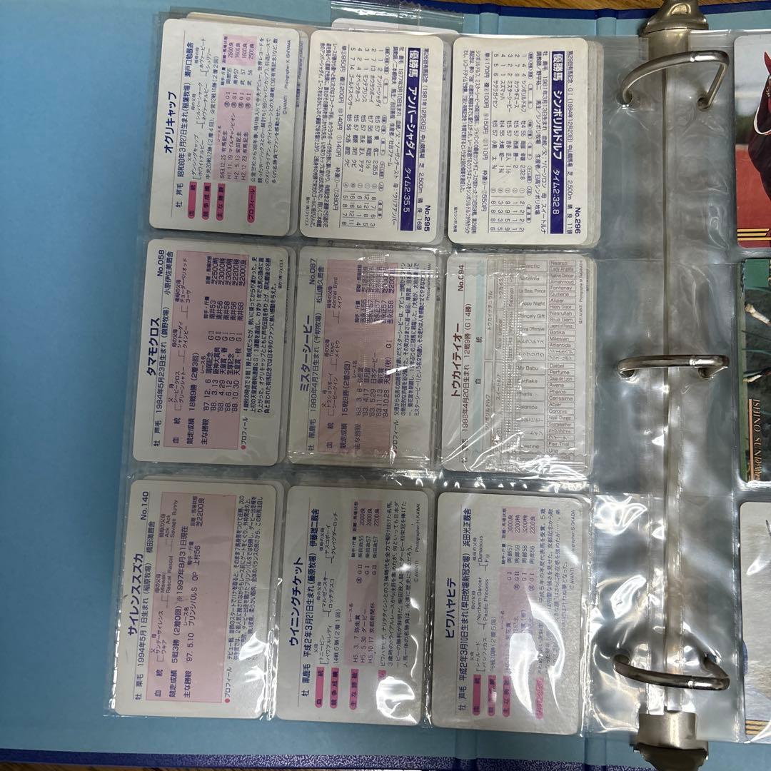 東ハト　競馬カード　ファイル　サイレンススズカ　カード　ナリタブライアン　未開封