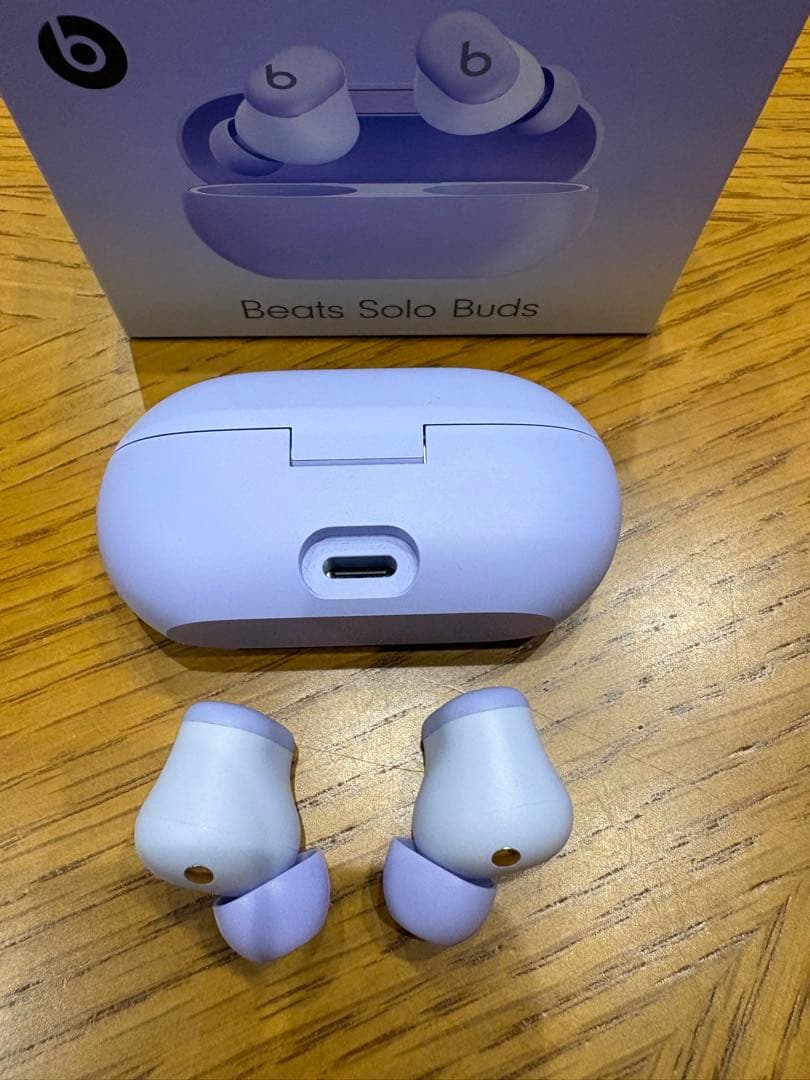 Beats Solo Buds パープル完全ワイヤレスイヤホンケース付き