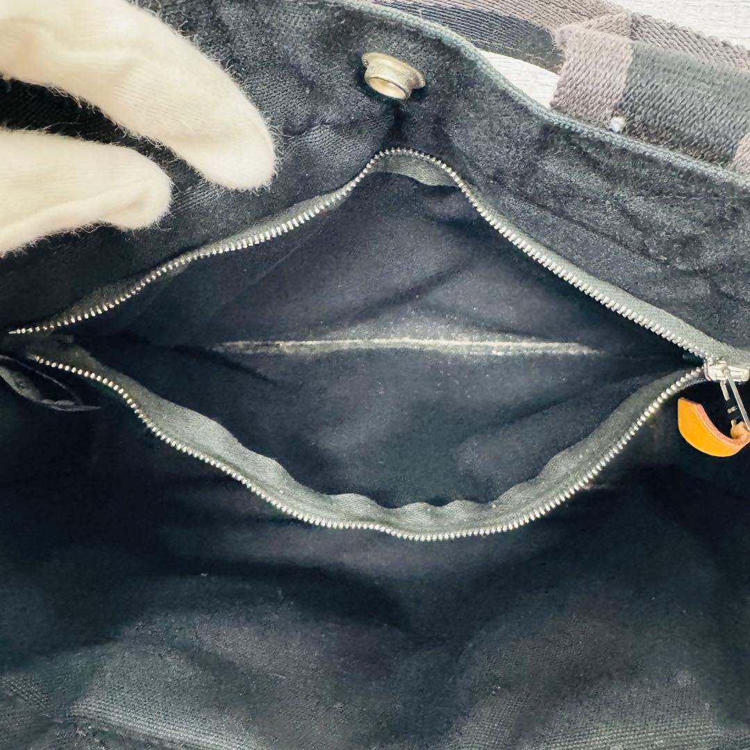 ✨HERMES✨エルメス✨フールトゥPM✨キャンバス✨ブラック✨トートバッグ✨