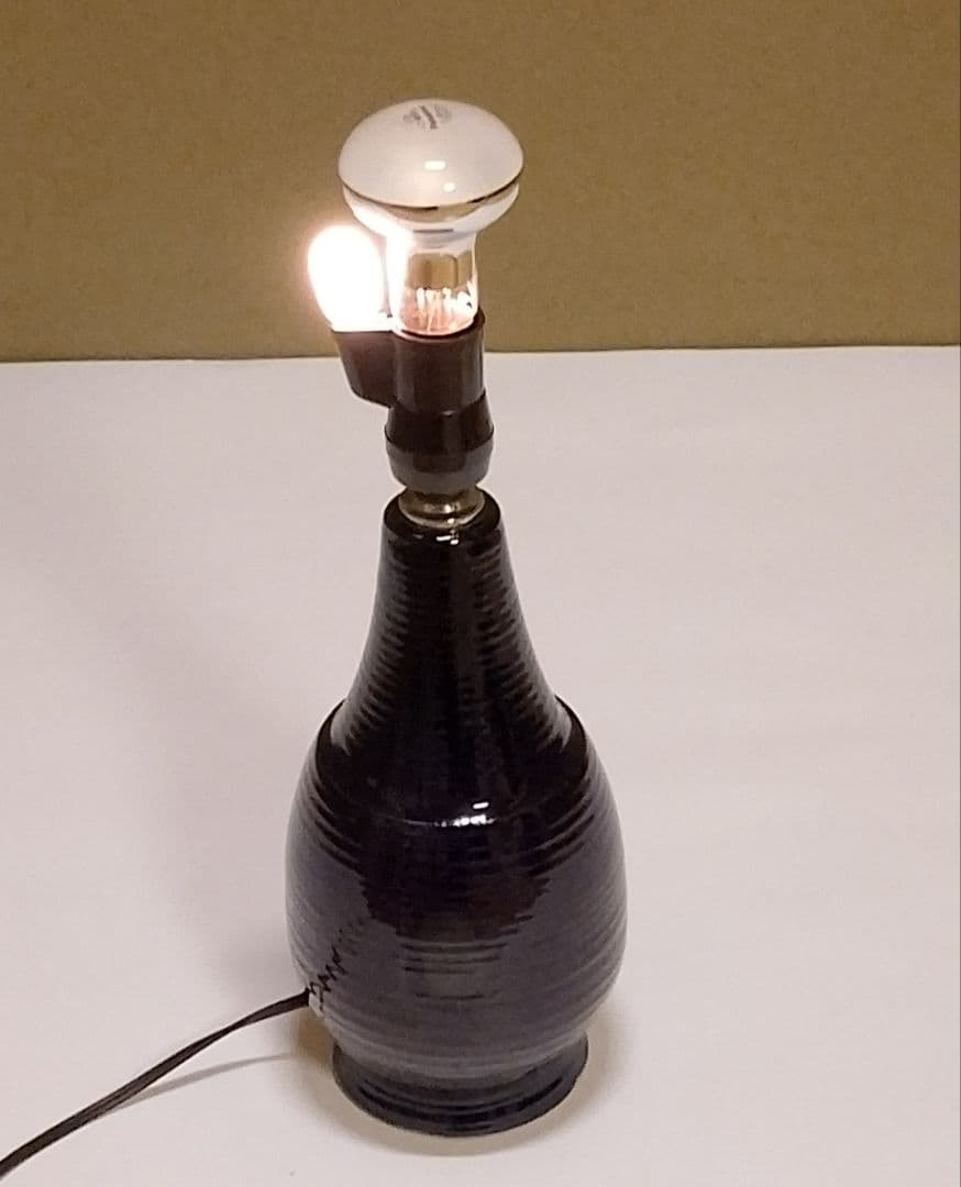 電気スタンド/日立製作所 陶器 高さ 33.5cm