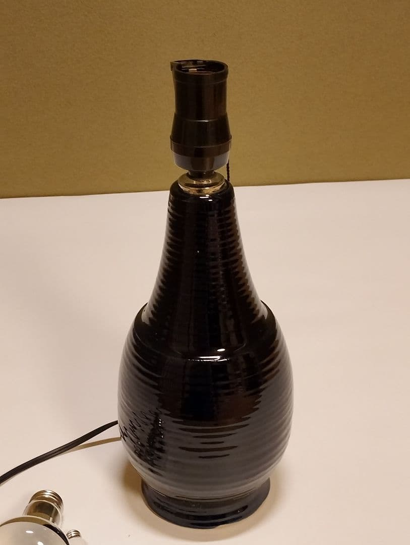 電気スタンド/日立製作所 陶器 高さ 33.5cm