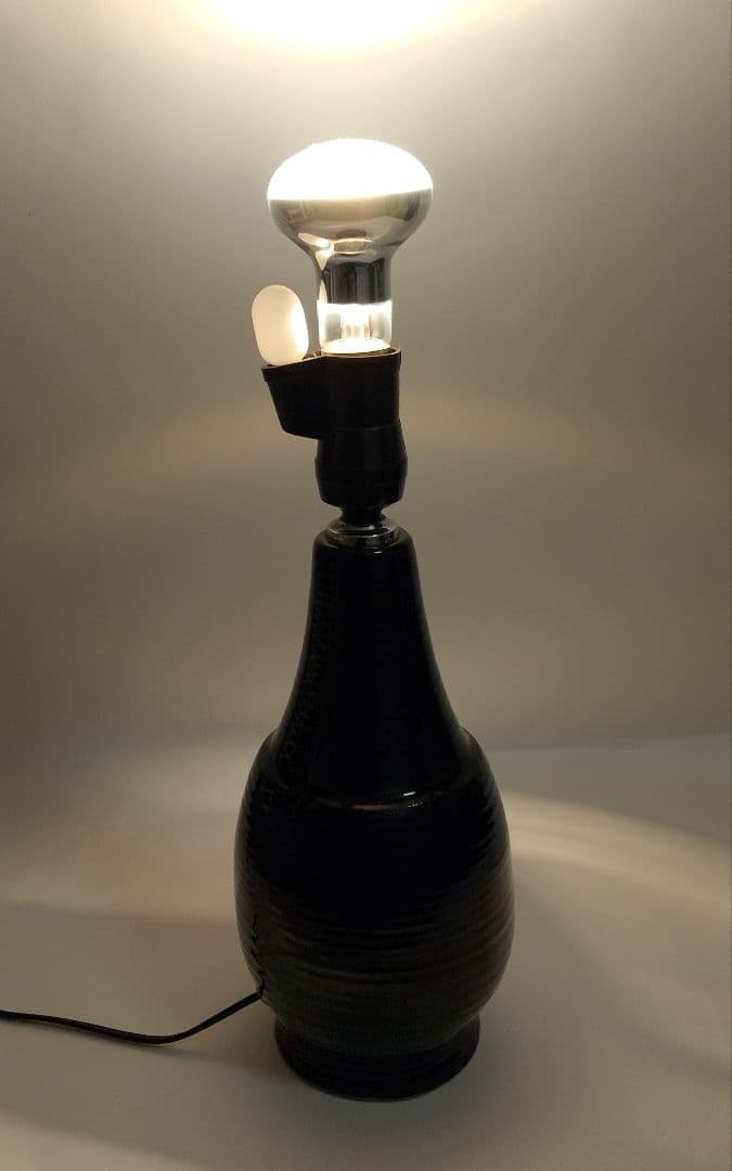 電気スタンド/日立製作所 陶器 高さ 33.5cm