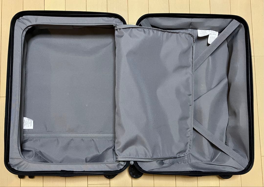 美品　無印良品　キャリーケース　35L機内持ち込みサイズ　ネイビー