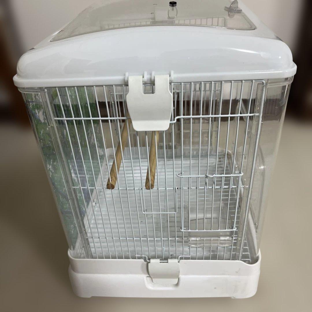 SANKO 中型 鳥かご 透明②.屋根立てられない、送料込み
