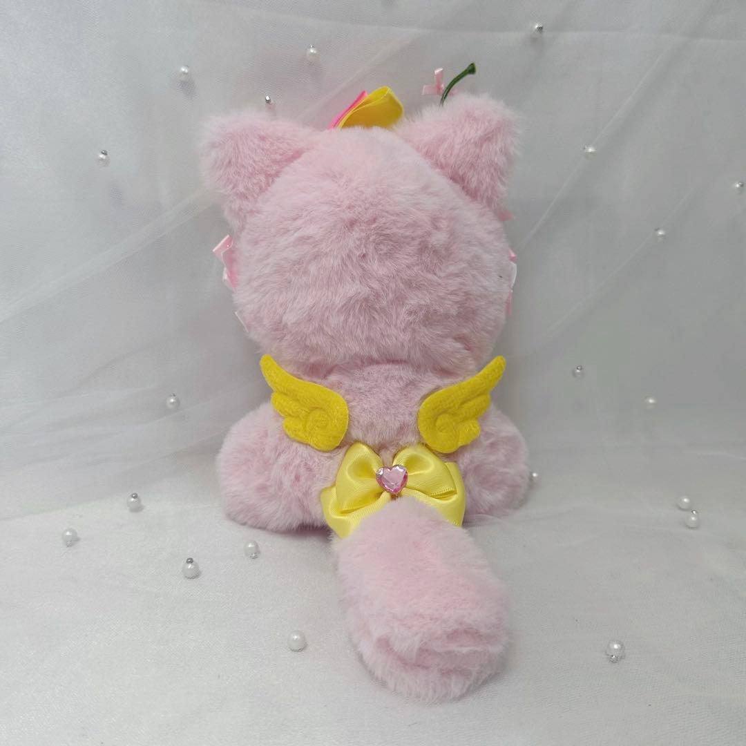 ぬい服 10~13cm おすわり ネコ ピンク イエロー