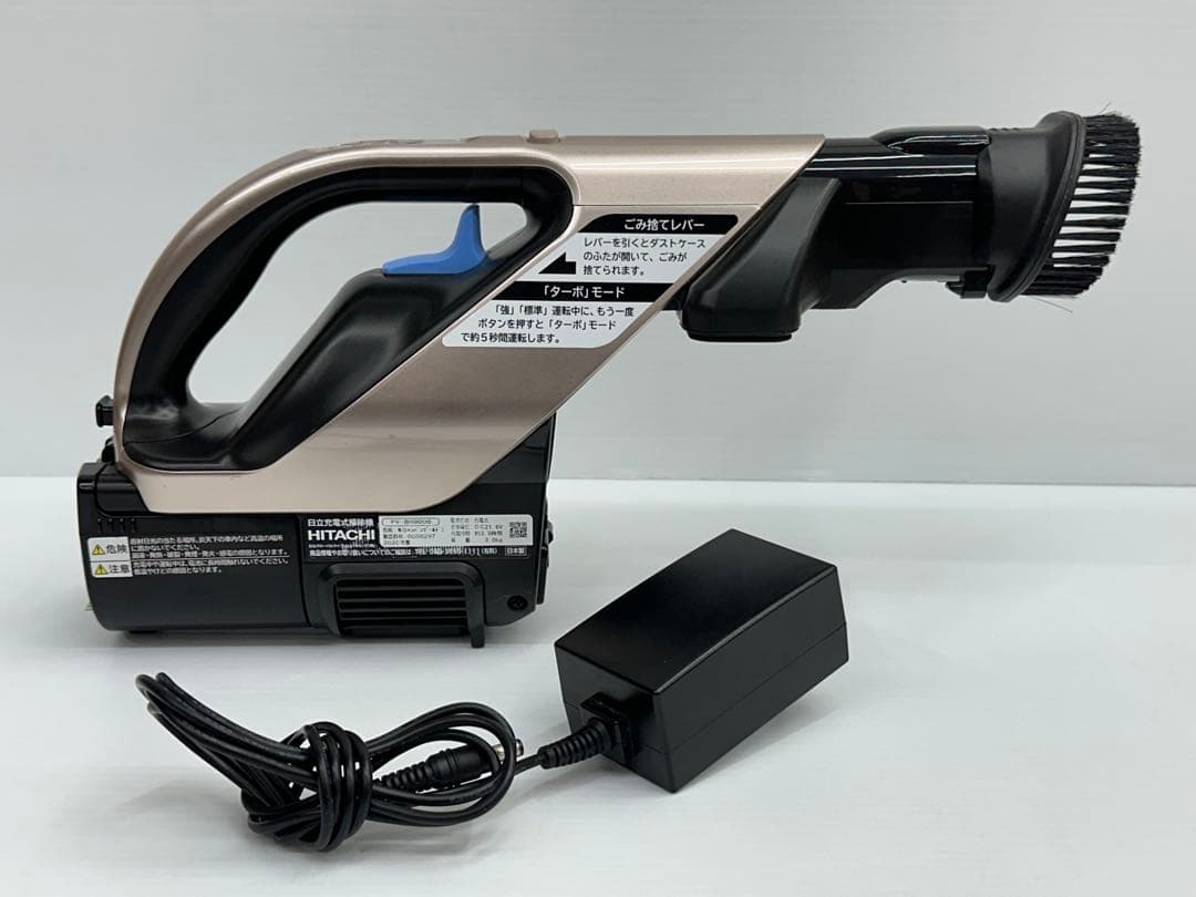43分　充電器純正バッテリー付き　動作保証　日立掃除機 PV-BH900G 本体
