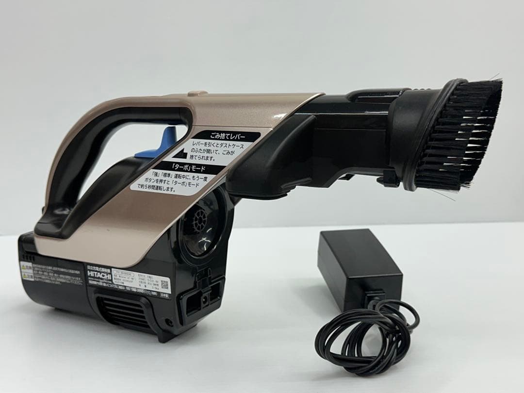 43分　充電器純正バッテリー付き　動作保証　日立掃除機 PV-BH900G 本体