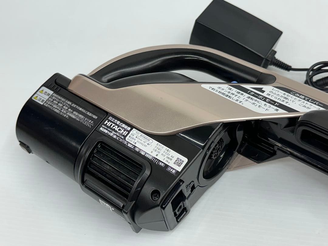 43分　充電器純正バッテリー付き　動作保証　日立掃除機 PV-BH900G 本体