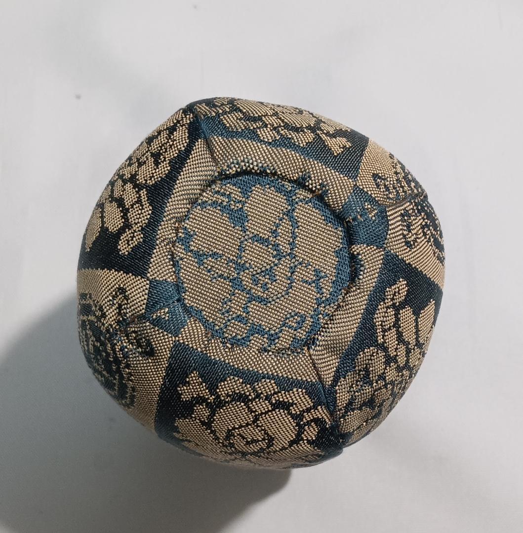 茶道具　明光窯長森慶作　中興名物瀬戸二見写茶入　遠州緞子仕覆　超美品！！