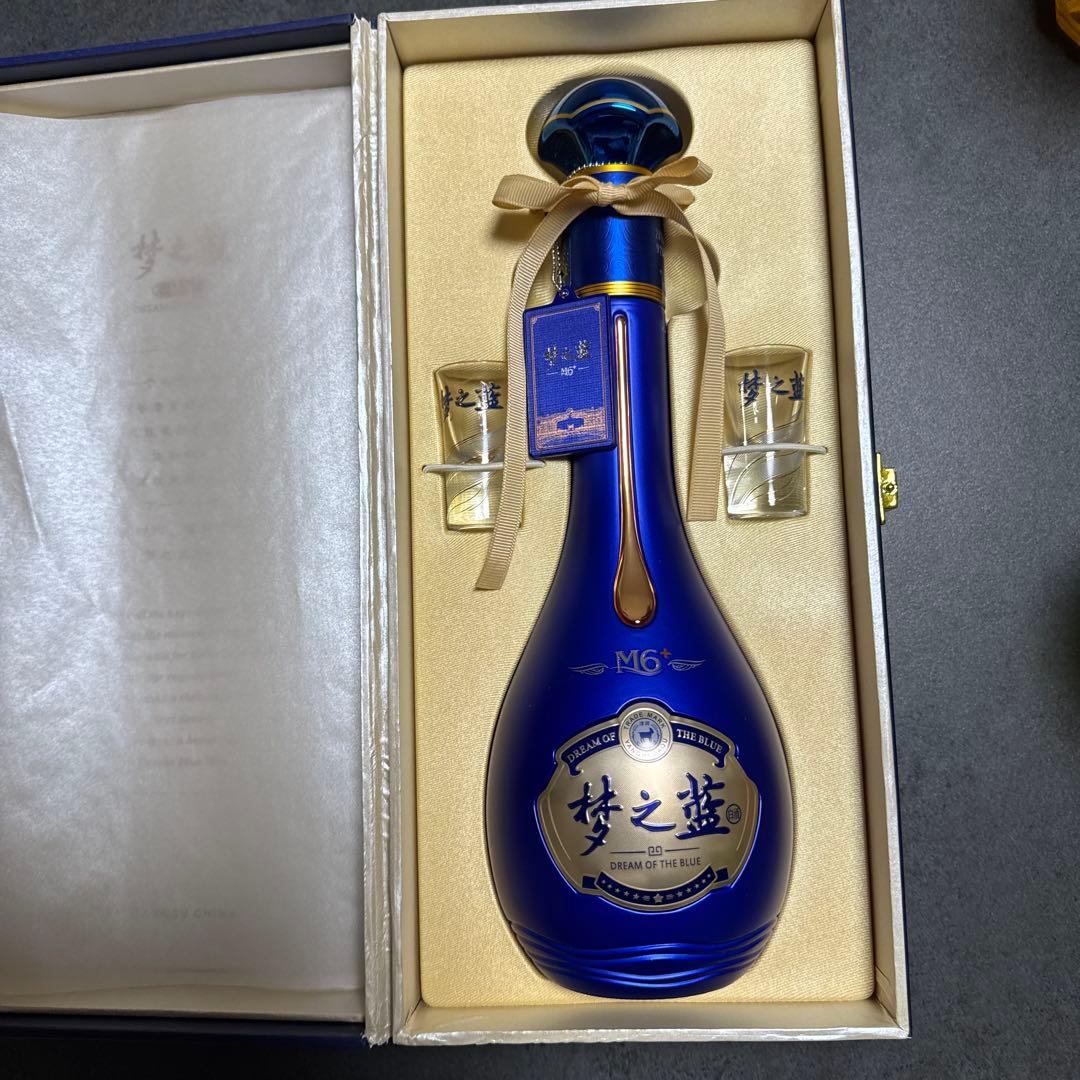 夢之藍　白酒 DREAM BLUE M6+: M6プラスグラス2つ付き