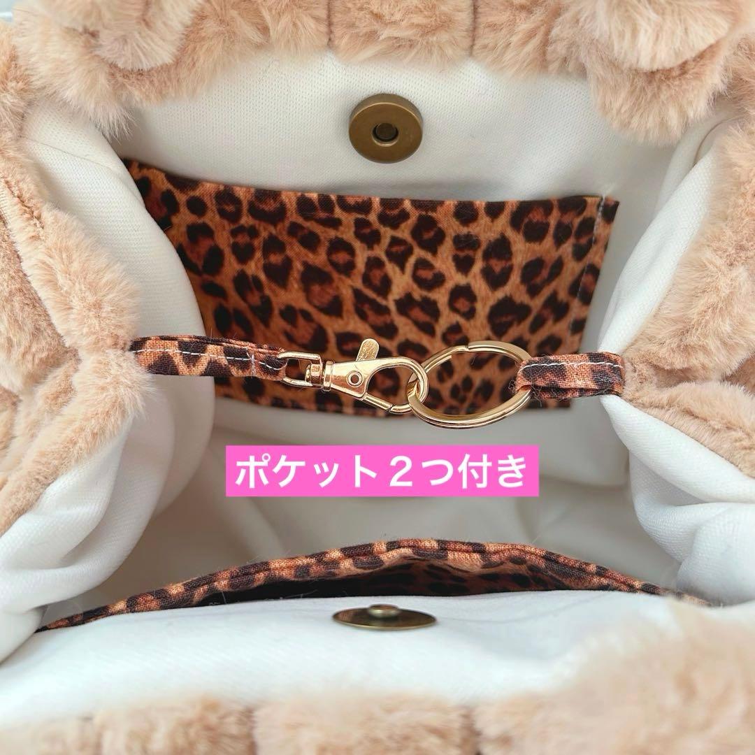 ゆ*ん様 たれ耳クラウディ　ポップコーンファー＆ヒョウ柄　コヤンイサムチョン　ト