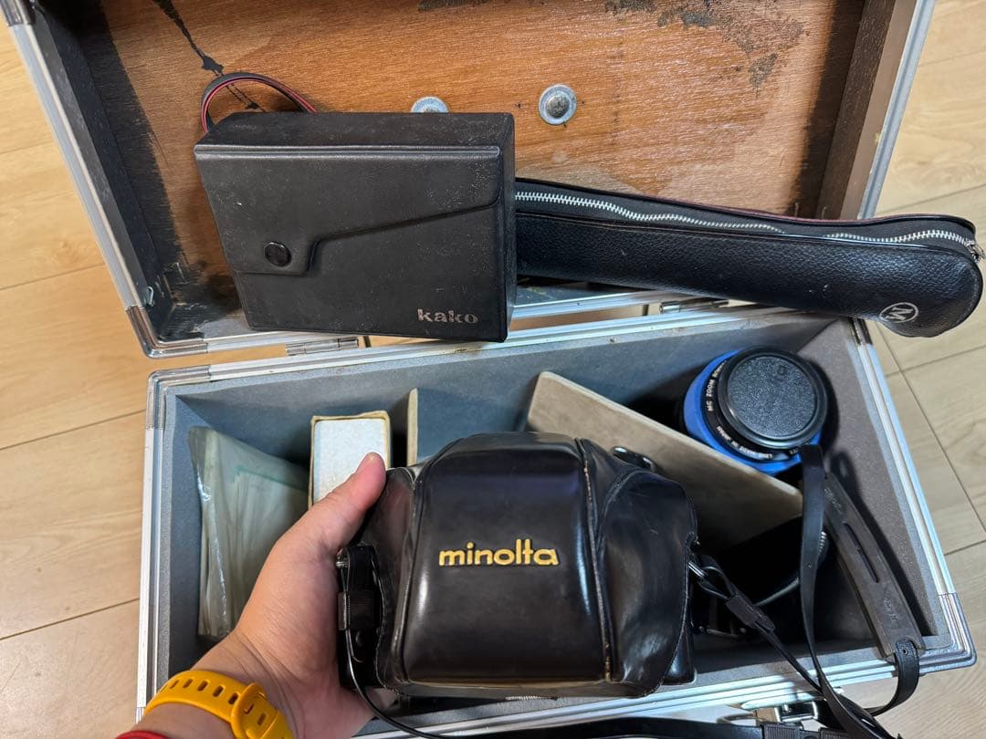 Minolta SRT-101 カメラ　フィルムカメラ　セット ケース付き
