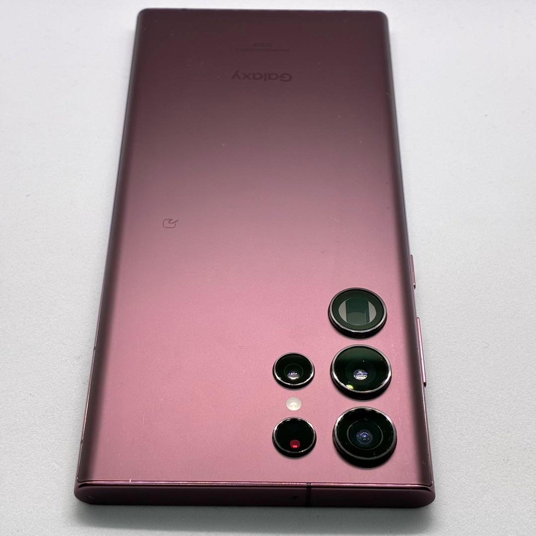 48785 Galaxy S22 Ultra バーガンディ