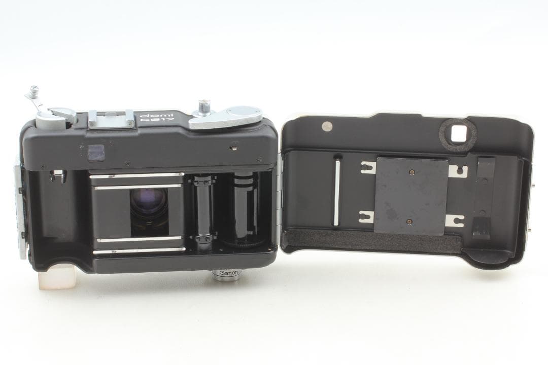 【整備済　美品】ブルー　Canon Demi EE17 露出計OK　#1417
