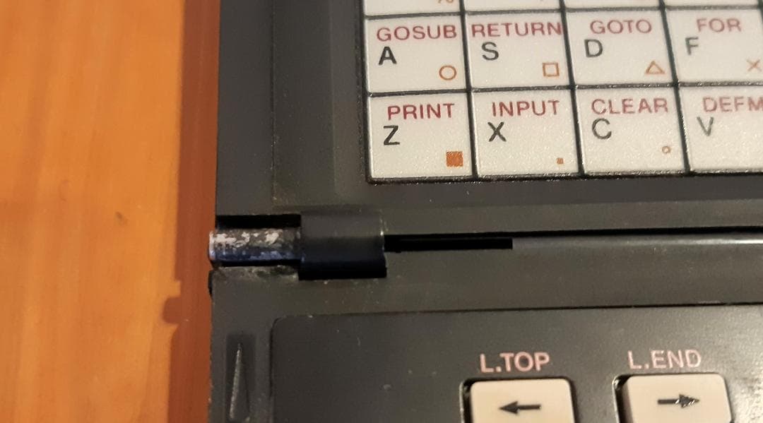 CASIO FX-780P 可動品／ヒンジ破損あり