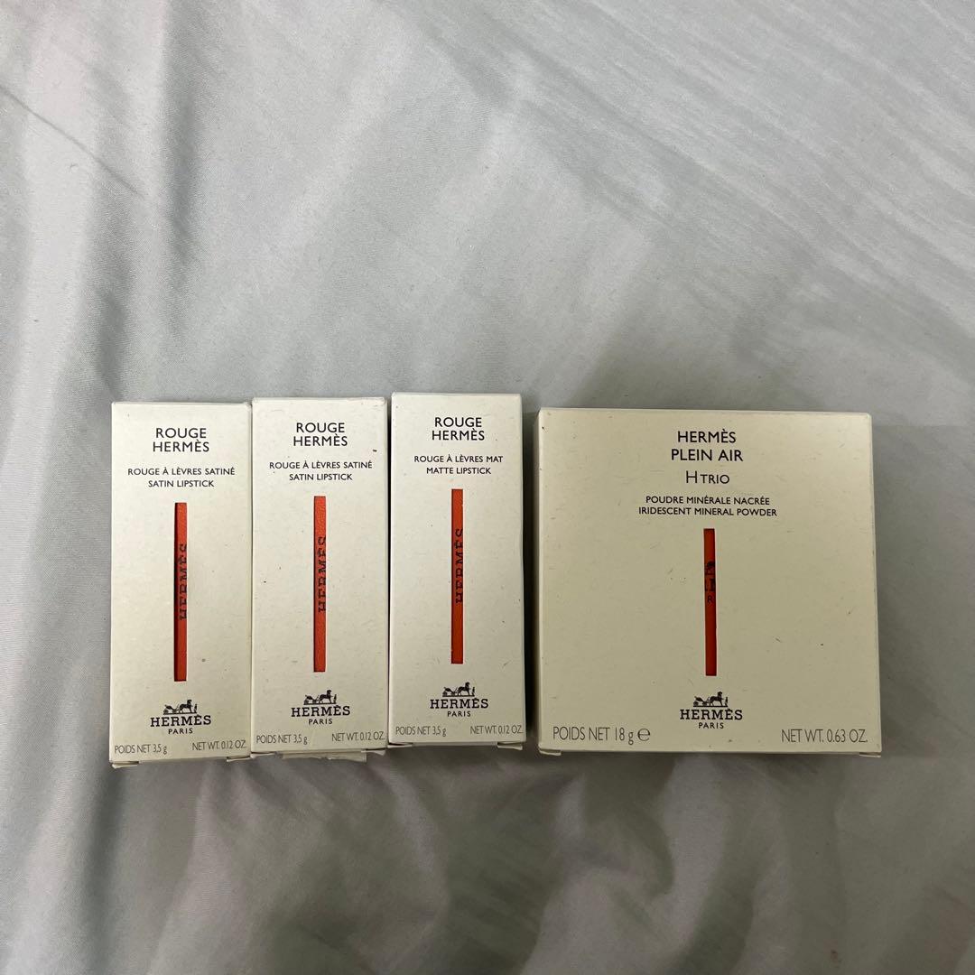 HERMES ꕤ 口紅3本、ハイライト1つセット