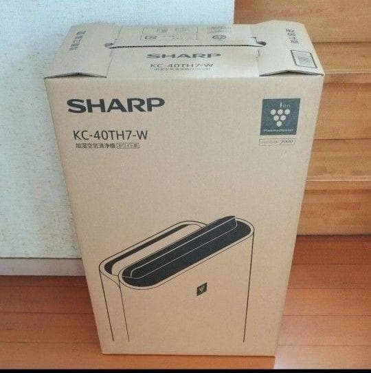 新品■SHARP KC-40TH7-W 加湿空気清浄機 花粉対策 加湿器