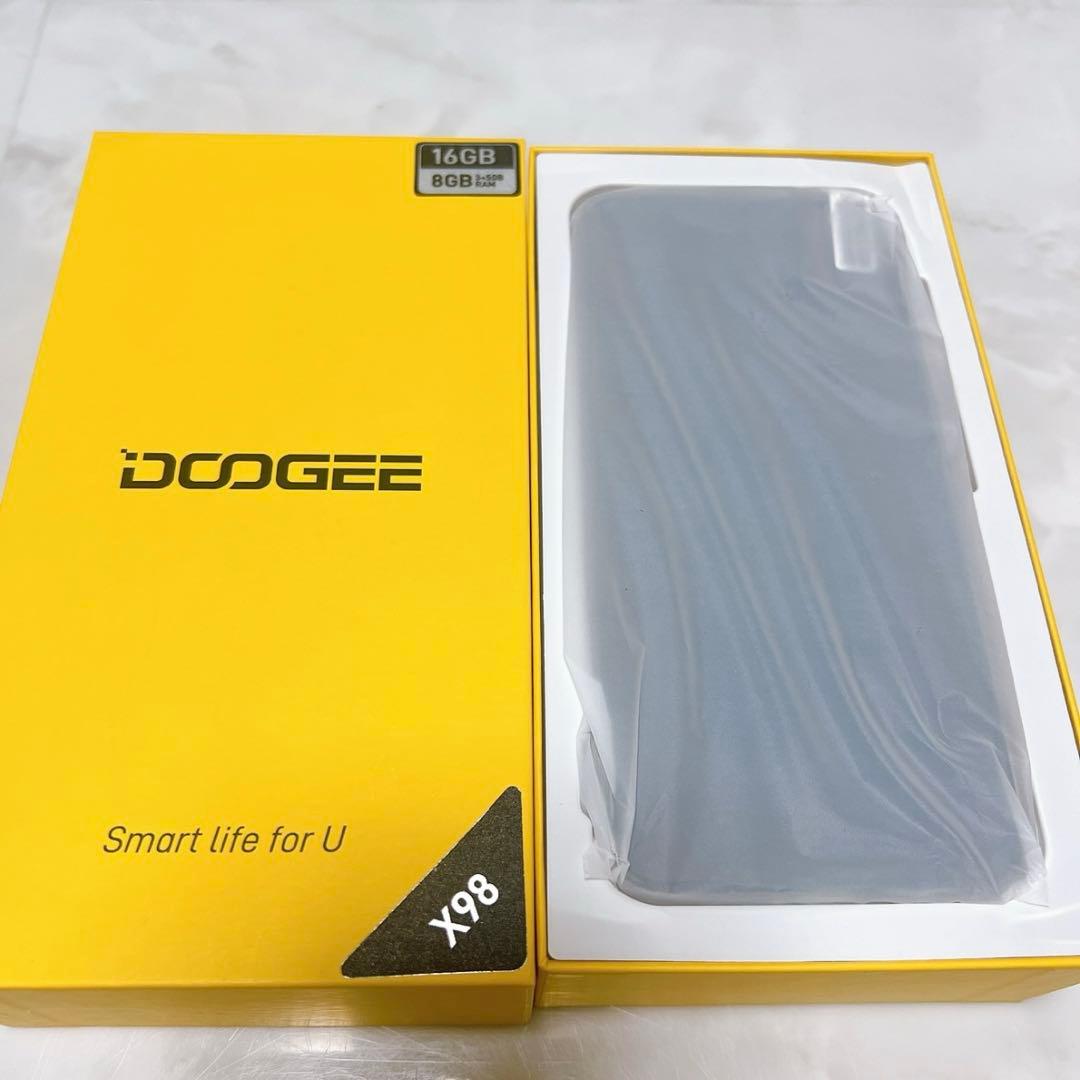 DOOGEE X98 SIMフリー スマホ 8GB+16GB 6.52インチ