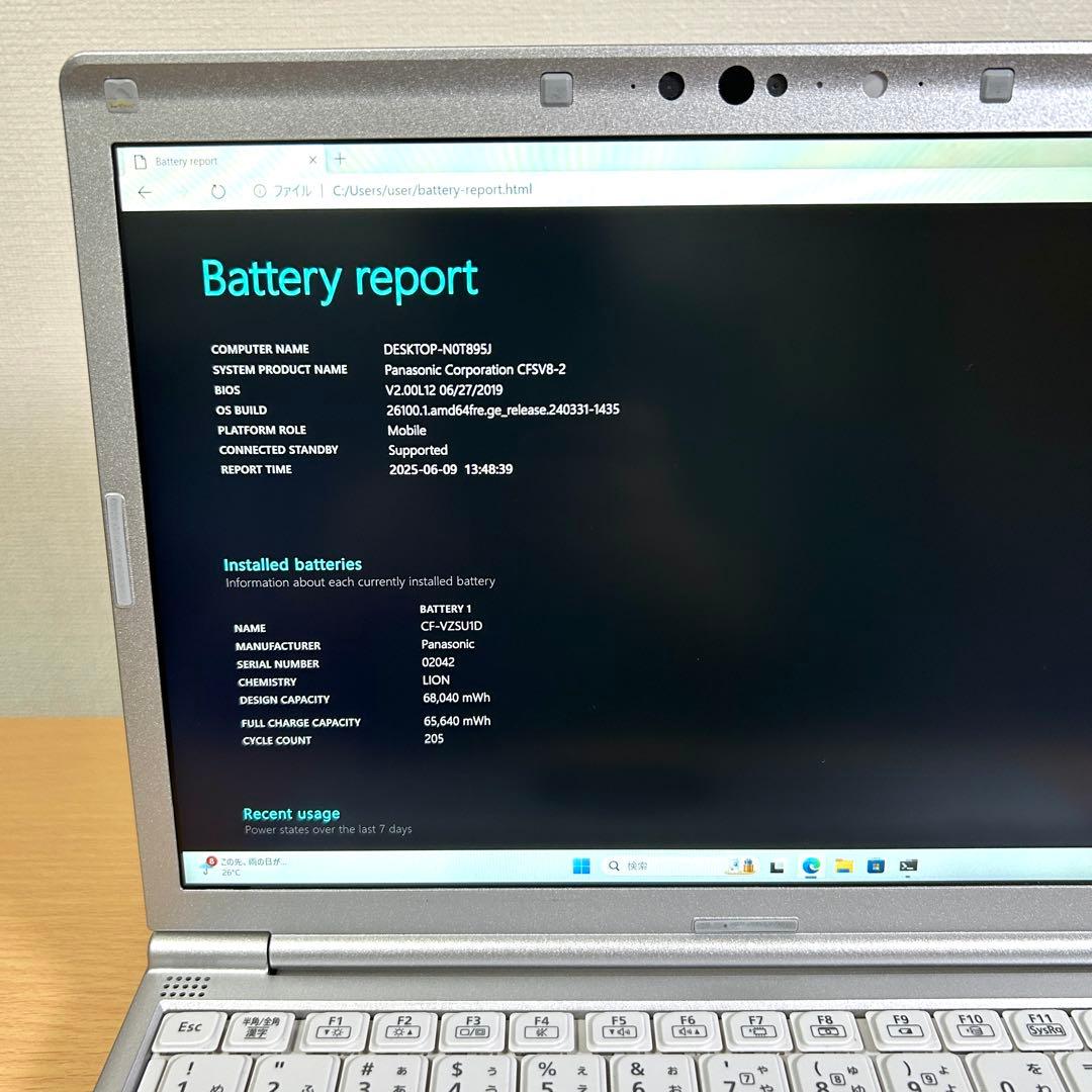 Windowsノート本体 Panasonic Let's note CF-SV8 i7 LTE DVD