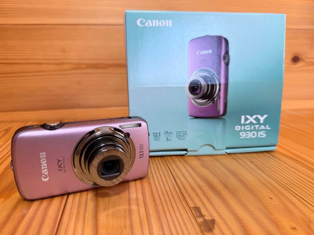 美品　キャノン IXY 930 IS ピンク （バッテリー充電器SDカード付）
