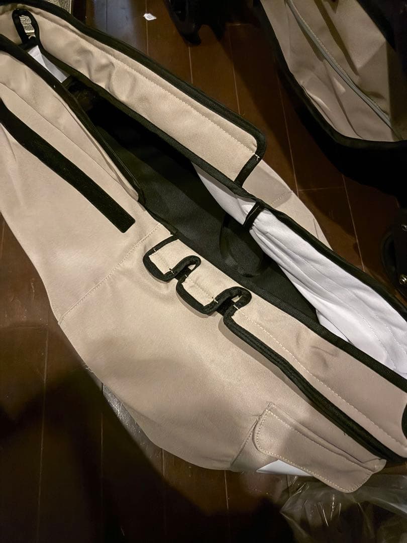 ペットカート 1秒コット付折り畳み　完成品　自立可能　軽量アルミニウムシャンパン