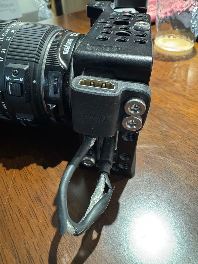 Blackmagic Pocket Cinema Camera 本体レンズリグ付