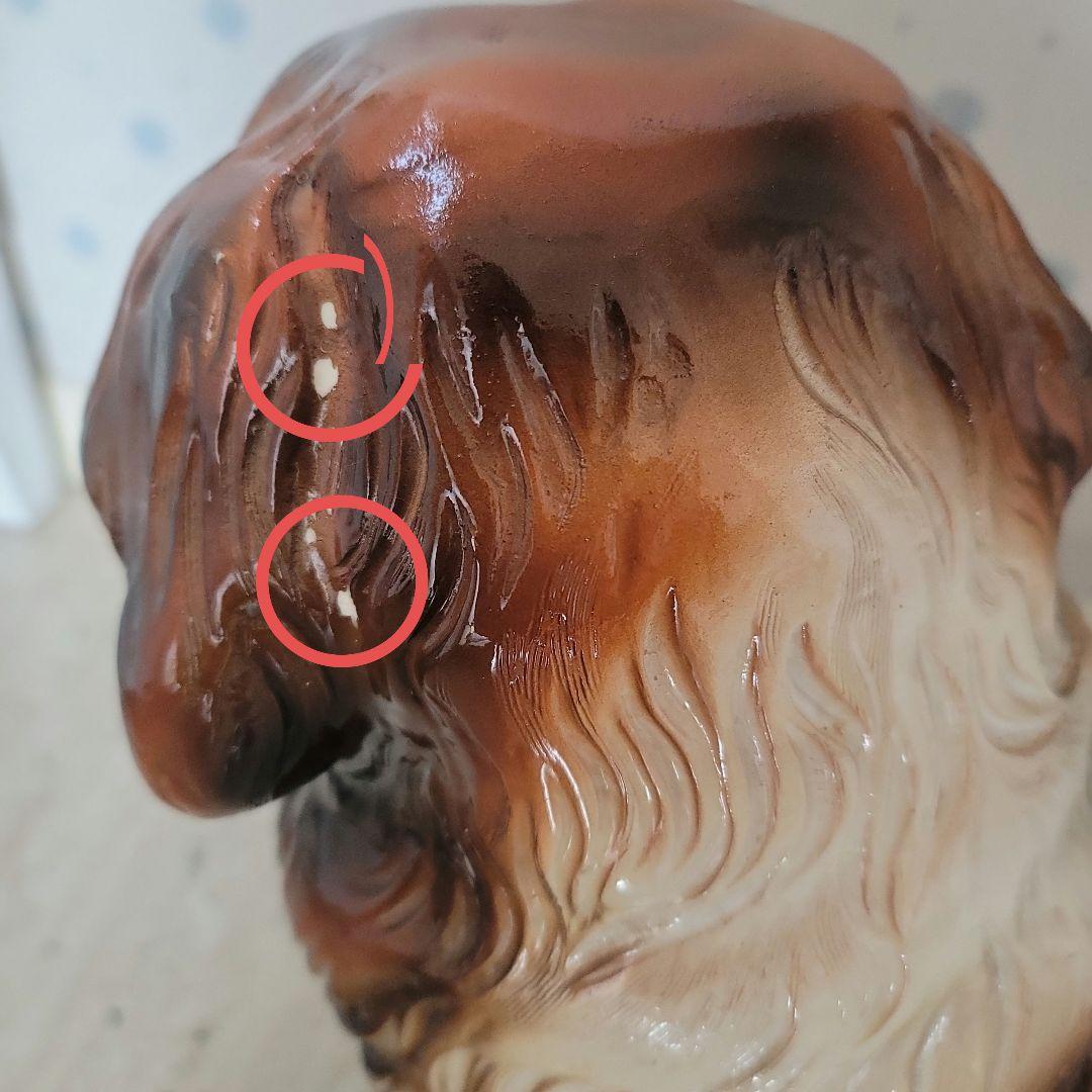 陶器製　　セントバーナード犬　置物　イタリア製
