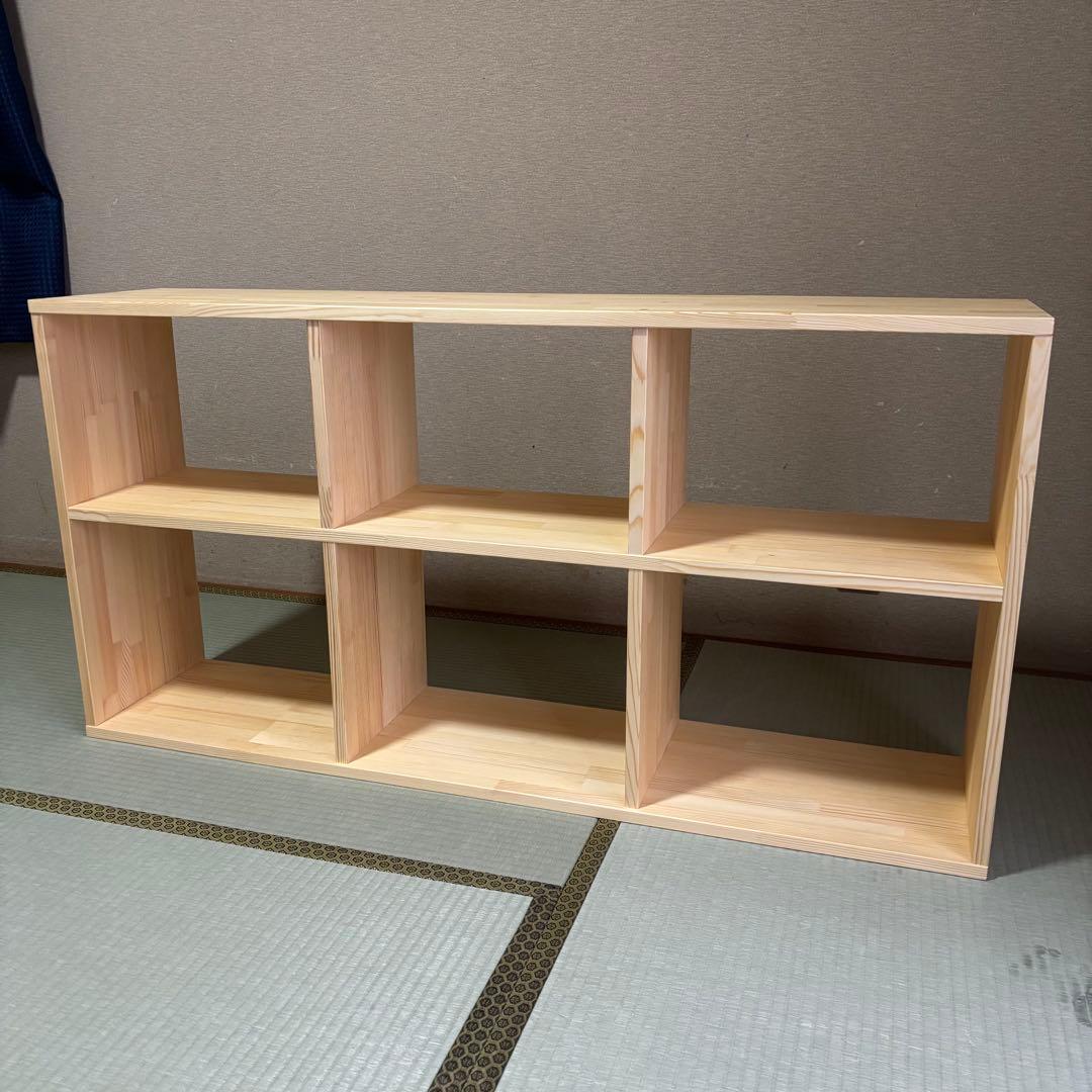 ハンドメイド　格子型　オープンシェルフ　オーダー受け付けます
