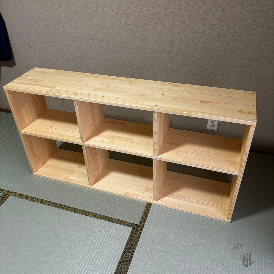 ハンドメイド　格子型　オープンシェルフ　オーダー受け付けます