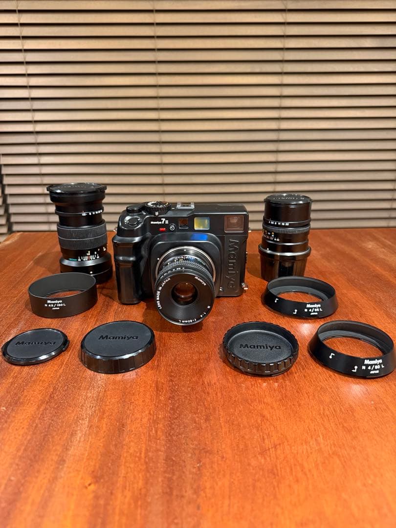 【完動美品】Mamiya マミヤ 7 II 中判フィルムカメラ + レンズセット