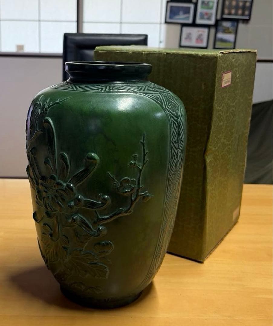 高岡銅器 art casting hoshu 鋳芸　 花瓶 花器