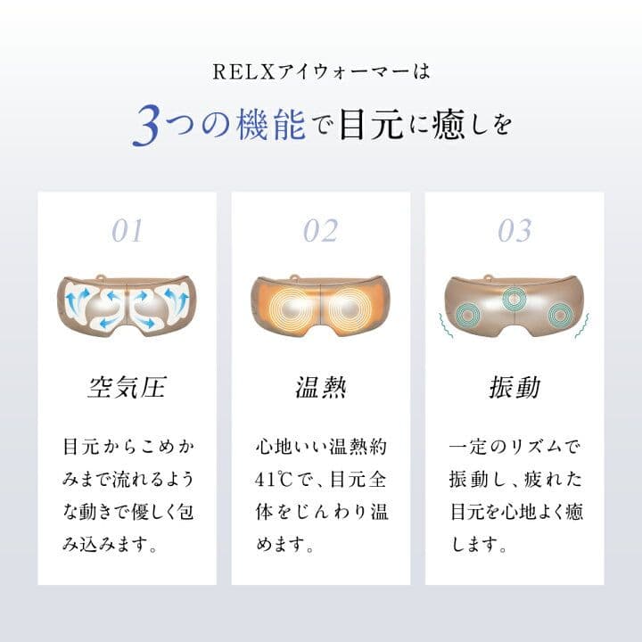 値下げ RELX EYE WARMER EX107W USB-C マットホワイト