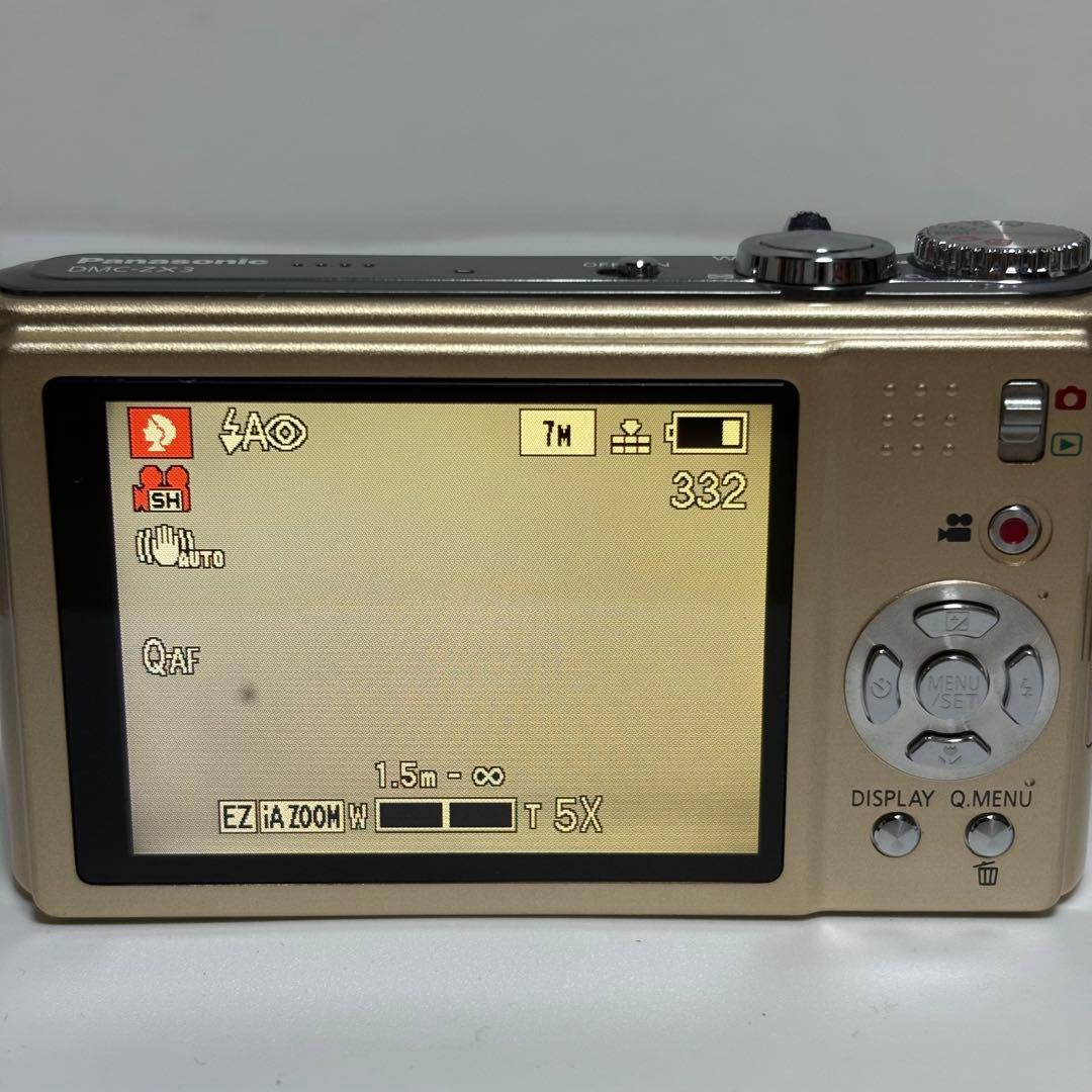 Panasonic LUMIX DMC-XZ3 ゴールド コンデジ