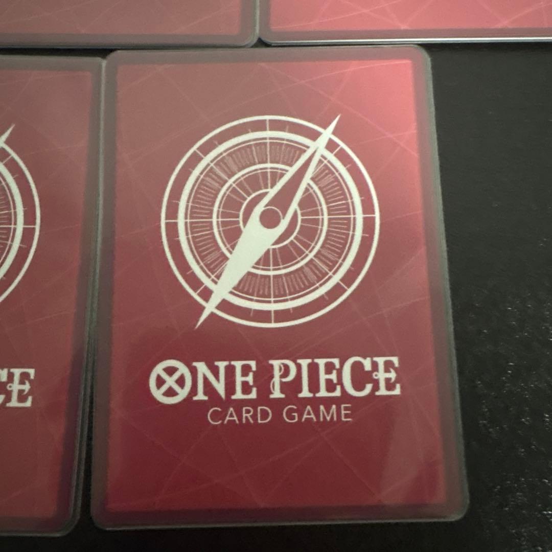 や*ま様 ONE PIECEカード　リーダーパラレル　金文字　5枚セット