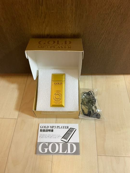 GOLD MP3 PLAYER（新品未使用）