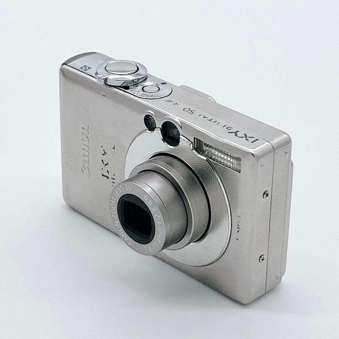 動作確認済　Canon IXY DIGITAL 50 シルバー　充電器