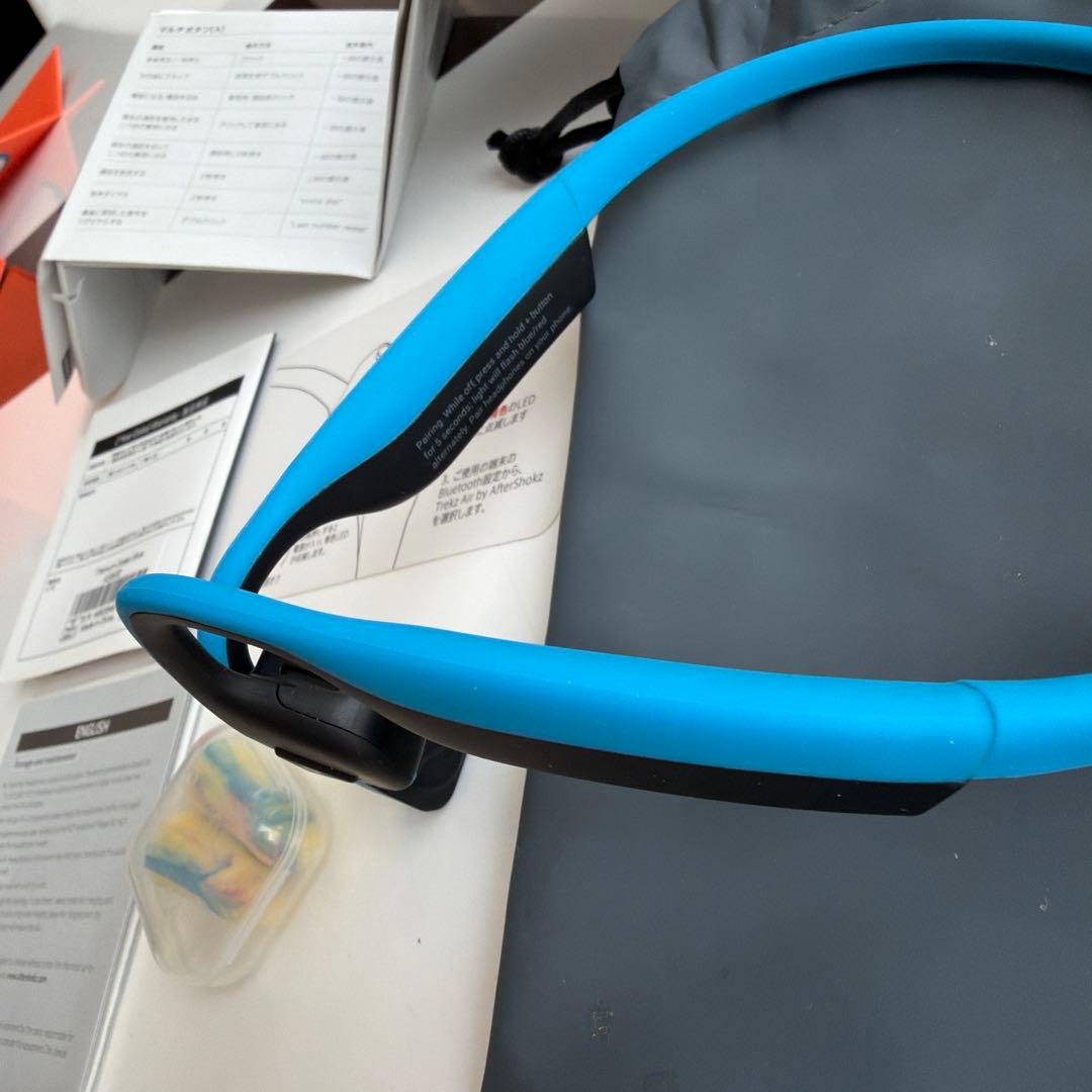 AFTERSHOKZ 骨伝導イヤホン AS600 オーシャンブルーブルー