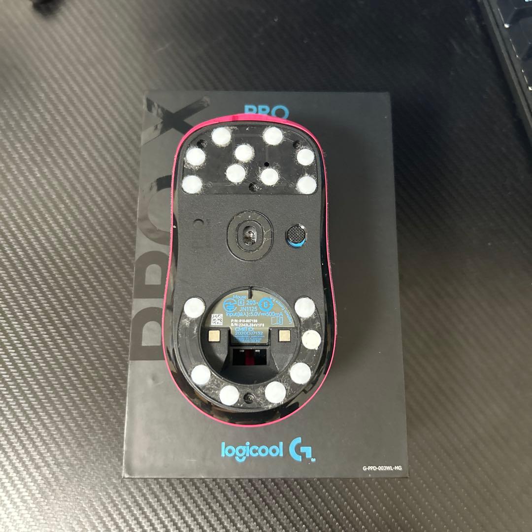 【のん】logicool G PRO X SUPERLIGHT ピンク