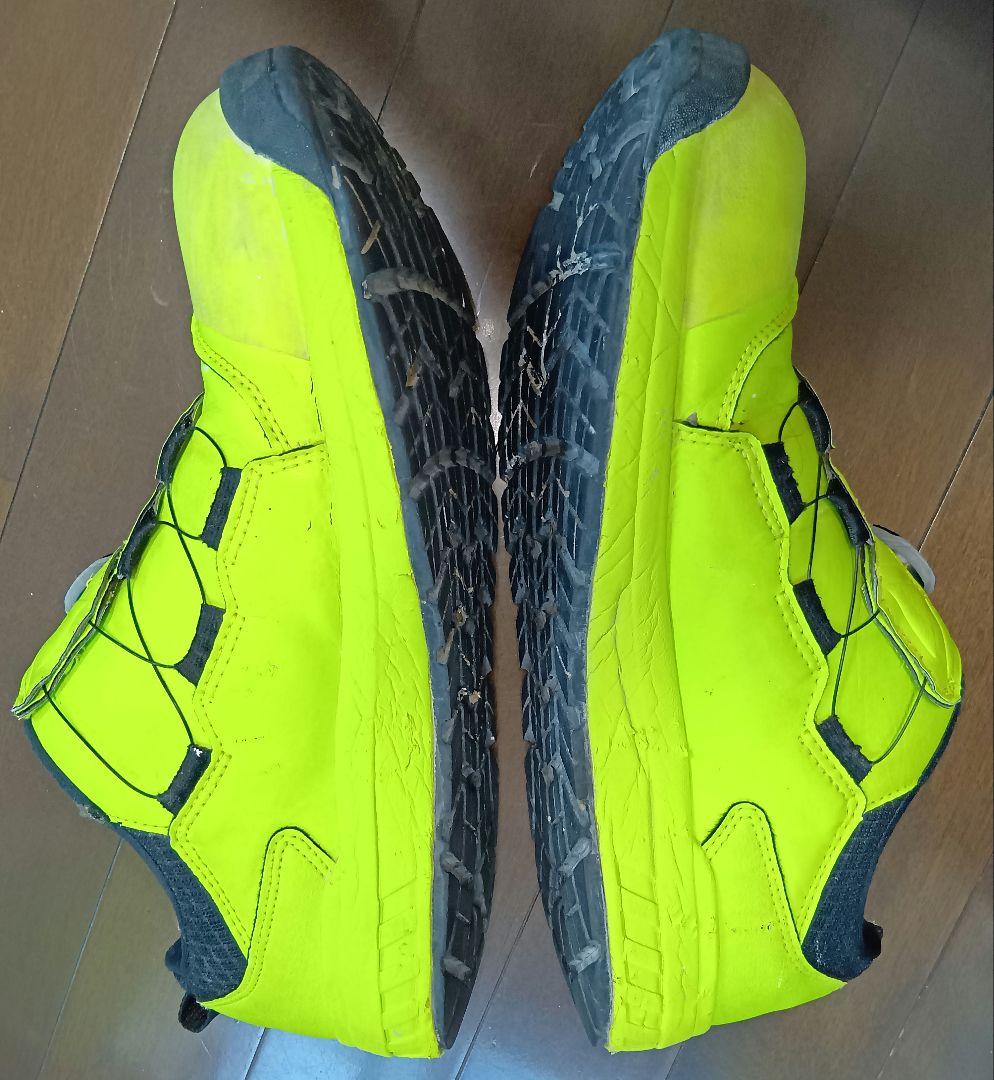 ASICS 蛍光イエロー 安全靴 BOAシステム