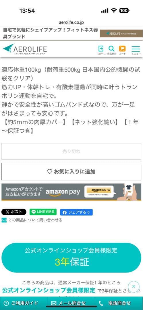 【最終値下げ•新品未使用】エアロライフDR-6670 トランポリン 青/黒