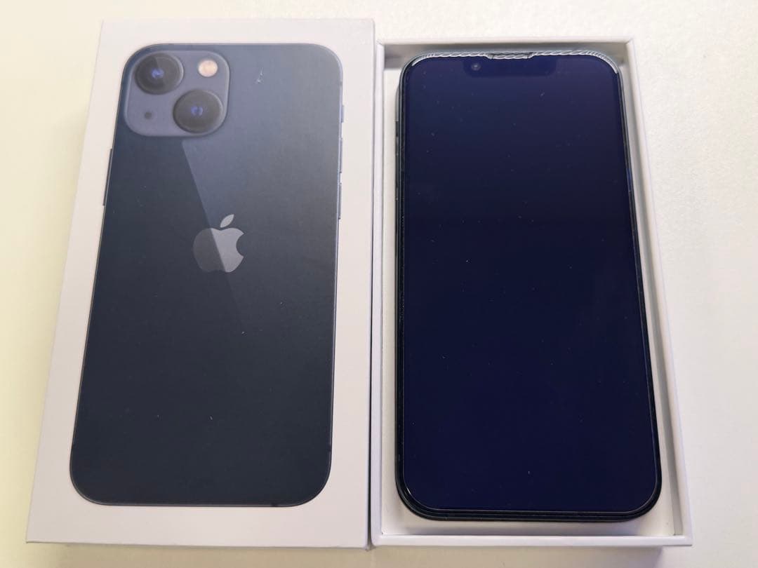 iPhone13 mini 128GB　交換済純正バッテリー100%・おまけ付