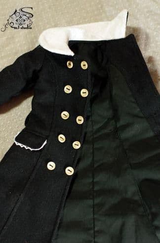 J02 BJD 1/3 ドール 衣装 日常 コート　衣装のみ　ハンドメイド