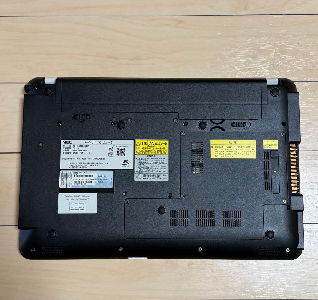 NEC LaVie LS150 CS6W ノートパソコン　PC