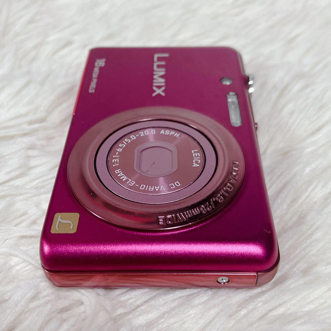【極美品】 Panasonic パナソニック DMC-FH7 デジカメ ピンク