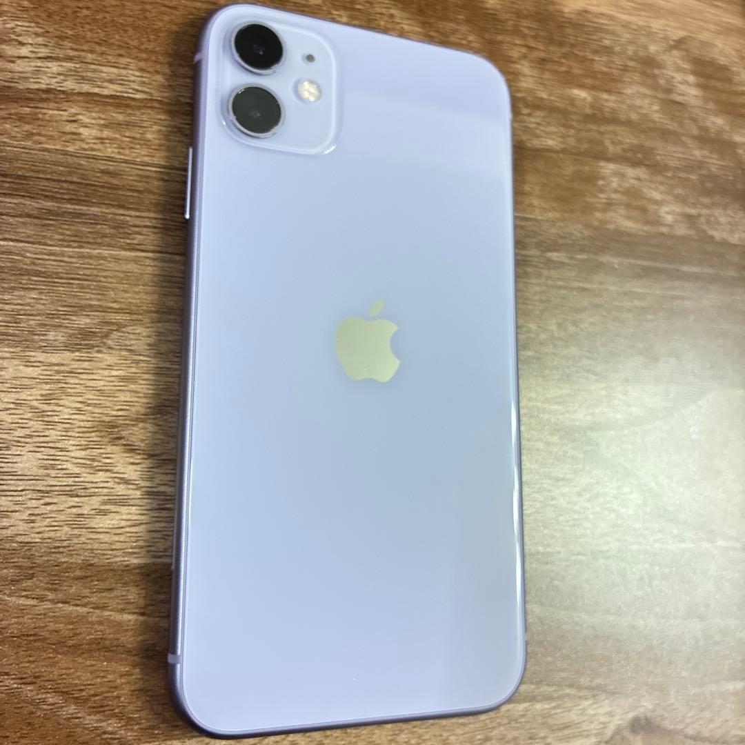 iPhone11 128GB SIMフリー(元ahamo)箱あり パープル