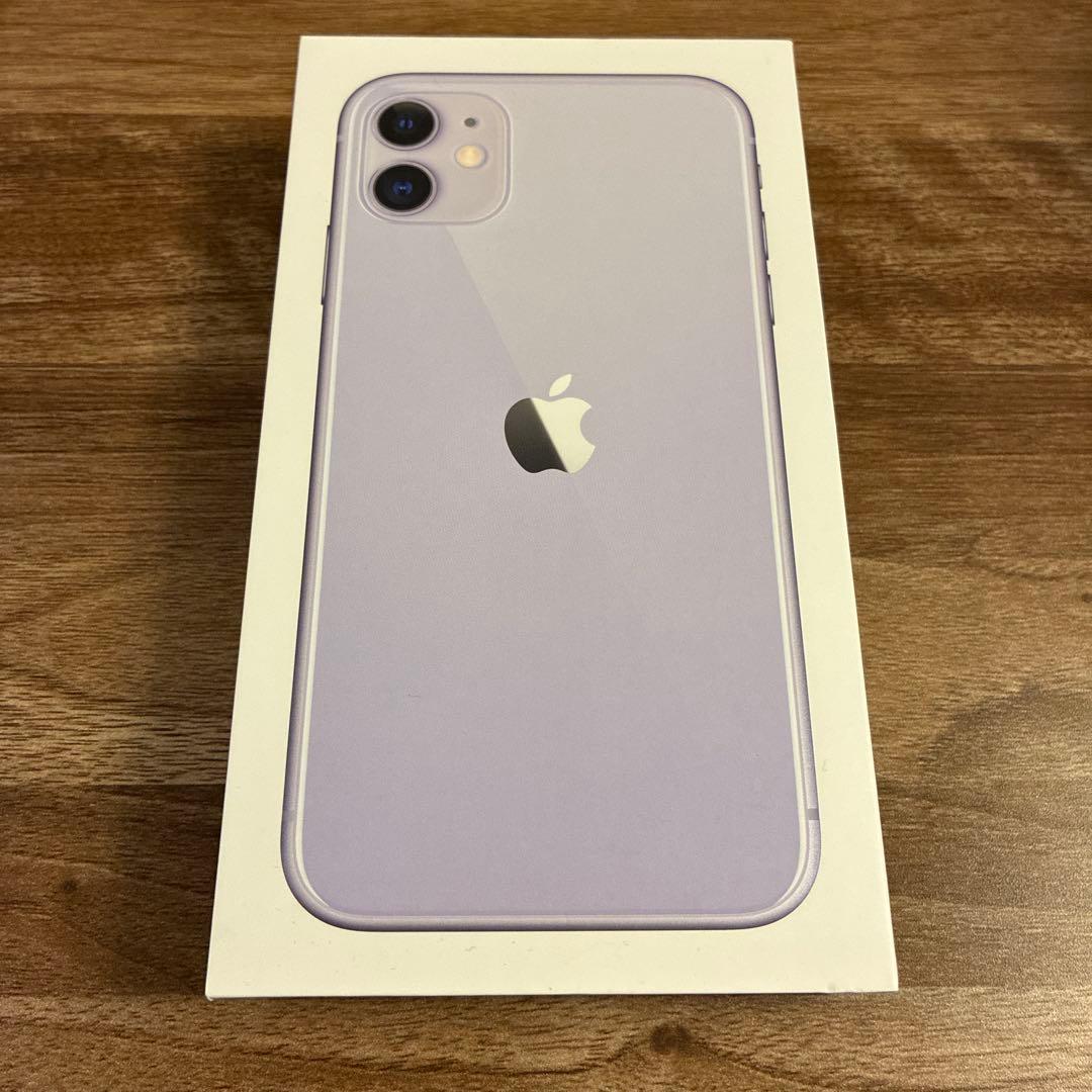 iPhone11 128GB SIMフリー(元ahamo)箱あり パープル