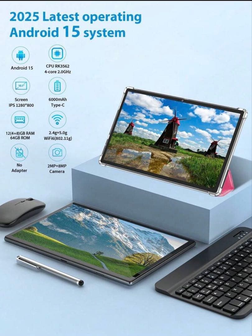 Relndoo Androidタブレット 4GB ram+ 64GB rom